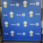We created Step and Repeat Signage for Tri-Valley Rotary 